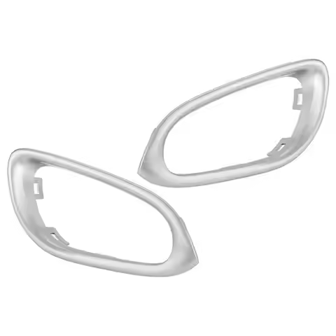80682-3RA0A 80683-3RA0A 1 Pair Interior Front Left Right Door Handle Trim Bezel Frame Silver Fit For
