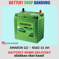 Aki Mobil MF Amaron GO NS60 45 AH Avanza, xenia, rush, terios, luxio