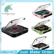 【Tv39qw2oyr】Portable CD Player Bluetooth Speaker,LED Screen, Stereo Player, Wall Mountable CD Music Player with FM Radio