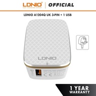 LDNIO A1204 18W Quick Charge Foldable Plug Fast Wall Charger LDNIO Quick Charge Super Fast Charge Wa