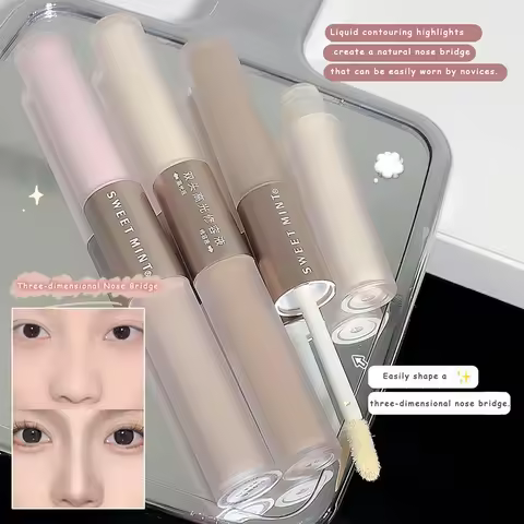 Double-ended Highlighting Contour Stick Matte Three-dimensional Brightening Nose Shadow Corrector Sh