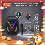 Vinnfier Tango 101 WMV / 211 WMV / 600 WMV / 606 WMB Portable Karaoke Bluetooth Speaker Wireless Mic