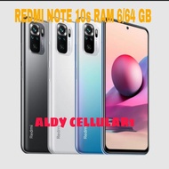 HP XIAOMI REDMI NOTE 10s RAM 6 GB INTERNAL 64 GB GARANSI RESMI