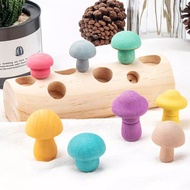 Wooden mushroom blocks