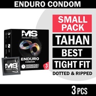 [ ENDURO ] MS Enduro Premium Performing Latex Condom Tebal Dotted & Ripped Super Thin Kondom Berduri