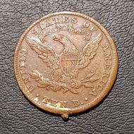 Koin FAKE 260 - 10 Dollar Liberty Amerika Tahun 1894 (Bukan Emas)