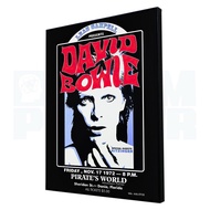 Poster Band Frameblock Size A3 30x40 cm | David Bowie v3 Concert Poster