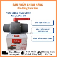 PVC Water Pipe Lock Valve Phi 90 Chinh Han SSC/ Lock Valve 90/ Water Pipe Lock Valve
