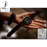 (Buy 1 Get 5) CASIO AE1200 / SEIKO5 High-Quality Genuine Cowhide Sand Leather Watch Strap. +