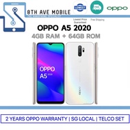 OPPO A5 2020 4GB RAM + 64GB ROM | Free Gift | 2 Years Oppo Warranty | SG Local