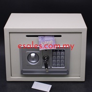 Kingland T-25EF-White Cash Deposit Front Drop Digital Safe Box with Alarm, Led