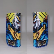 Sleeve Thelema Print Solo Kulit Sintetis