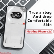 Matte Clear Casing For Nothing Phone 2a (2a) Phone2a Plus 2APlus 5G 2024 Transparent Hard PC Shockpr