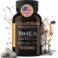 Rhea Bovine Colostrum Supplement for Women, Colostrum Capsules for Gut Health, Digestion, Bloating, 