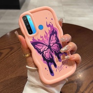Casing hp For Realme 5 5i 5s 6i Case Butterfly Fire Phone Girls' favorites Kesing Cesing Soft Silico