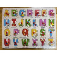 Abc Wooden Blocks A-Z Skill-Enhancing Letter