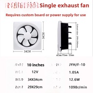 Solar Powered Ventilator Fan Kitchen Bathroom Quiet Strong Airflow Home Ventilation Fan Low Voltage 