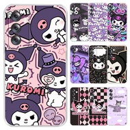 Transparent Phone Case OPPO F5 A73 2017 F7 F9 F11 Pro Reno 8T 2 2F 2Z 3 4 4G G5U7 Cartoon Kuromi Sof