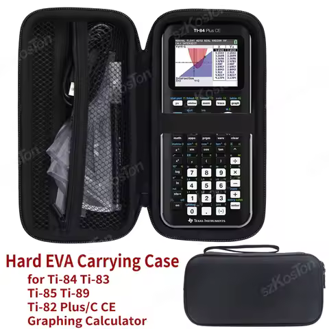 Hard EVA Carrying Case For Texas Instruments Ti-84 Ti-83 Ti-85 Ti-89 Ti-82 Plus/C CE Graphing Calcul