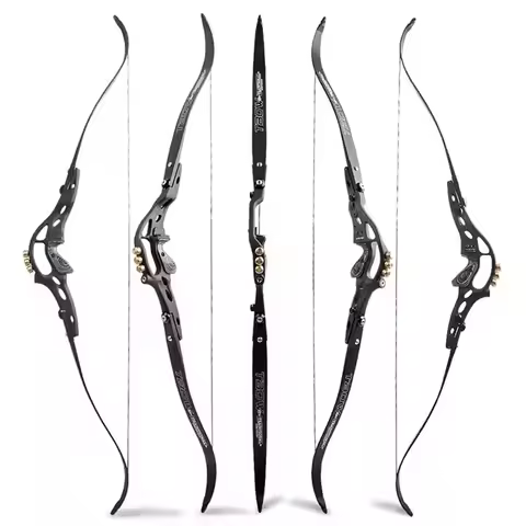 62" ILF Recurve Bow Archery American Hunting Bow with Gordon Limbs 30-60lbs for Adult Right Handed A