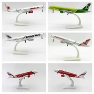 C Metal Aircraft Model Airplane 20Cm A350 B737 A320 Plane Replica With Landing Gear Alloy M