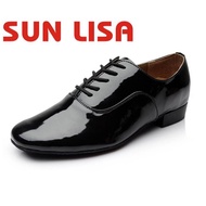 SUN LISA Men's Boy's Modern Latin Tango Salsa International Standard Ballroom Dance Shoes