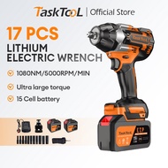 TASKTOOL 1080nm High Torque Brushless Cordless 3 in 1 Impact Wrench Driver Drill Electric Impact Wre