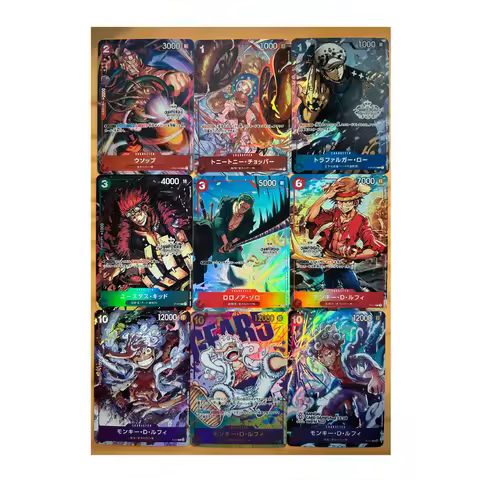 One Piece Diy Monkey Roronoa Zoro D Luffy Self Control Collect Signature Trading Flash Card Anime Ca