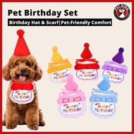 Dog Cat Birthday Decoration Set Cat Birthday Hat for Dog Birthday Banner Pet Party Decoration