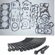 CICISHOPS 2LT 2L-T Engine Full gasket set kit cylinder head bolt nuts screw for Toyota Land Cruiser/