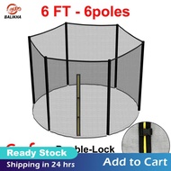 balikha Replacement Trampoline Safety Net Enclosure Surround Bounce Jump Safety Guard Protective Mes