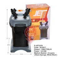 EJET 3378 Aquarium External Canister Biological Filter Pump