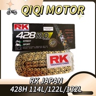 RK TAKASAGO JAPAN 428 122L 132L 122 132 KLO ERO ORING O RING GOLD CHAIN EMAS RANTAI RXZ Y125Z LC135 