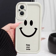Case For OPPO Reno 7Z 5G 8Z 5G 7 Lite 5G 8 5G Phone Keep Your Smile Silicone Soft Shell Shockproof