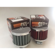K&N 12mm Engine / Oil Crankcase Breather Valve Intake Filter mini Kn filter 12mm*50mm*56mm  mini Fil