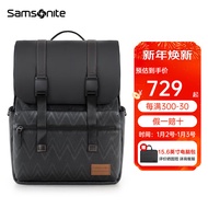 Samsonite（Samsonite）Backpack Men's Computer Back Business Leisure Commute Schoolbag Large Capacity f