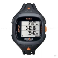 (SALES) TIMEX T5K744 Men's Digital Watch IRONMAN Run Trainer GPS 2.0 Resin Strap Black Orange *Original