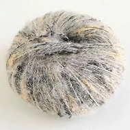 apricot powder Speckled Woolen Yarn 2 Roll, Acrylic Dacron Blend, Perfect for Knitting, Crochet, Cra