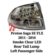 [ READY STOCK ] Proton Saga BLM FL FLX Smoke Clear LED Tail Lamp Lights 2011 - 2016 New Left Passeng