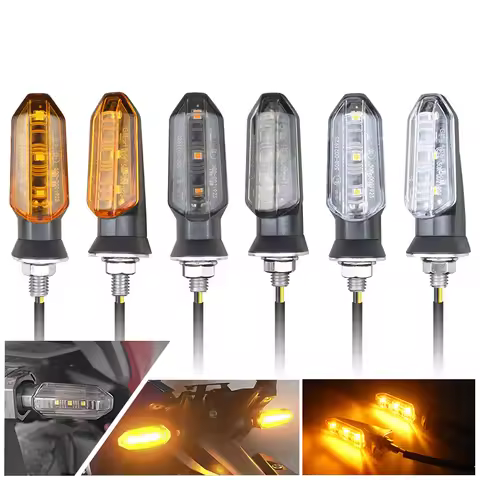 8mm Motorcycle Led Turn Signal Lights Blinker Lamp Indicator For Keeway Bn302 Moped T Max 530 Access