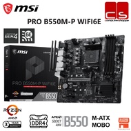 MSI PRO B550M-P WIFI6E DDR4 AM4 M-ATX Motherboard+ AMD Processor Combo/R3-3200G/R5-5500/R5-5600/R5-5