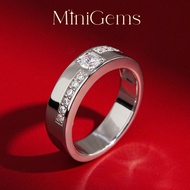 MiniGems แหวน เงินแท้ 92.5 เพชรสวิส(CZ) แหวนคู่ แหวนแต่งงาน แหวนผู้หญิง แหวนผู้ชาย 04970