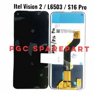 Original Itel - LCD Touchscreen Fullset Itel Vision 2/L6503/S16 Pro/Vision2