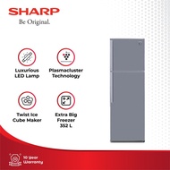 Sharp Kulkas 2 Pintu Big Kirei Series Plasmacluster Ion SJ-420GP-SD