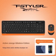 A4tech FSTYLER FG1010 2.4G Wireless keyboard Mouse Set 104 keys keyboard