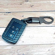 Cover key Remote key Cover Toyota VOXY SIENTA Hard TPU Black Carbon FREE KEYRING