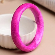 Sugilite Jade Bracelet  Pink Suji Stone Bracelet Narrow version Bangle
