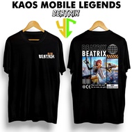 Kaos StreetWear Hero ML BEATRIX M4 Bisa Request Hero Pendek Pria Premi