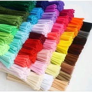 100pcs+/- Twist Stick/Colourful Chenille Stems/Dawai Bulu/Pipe Cleaner Kawat Bulu 扭扭棒