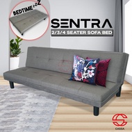 Cassa Sentra Living Room Durable 2 Seater 3 Seater 4 Seater Foldable Sofa Bed Folding Mattress Space Saving Katil Sofa